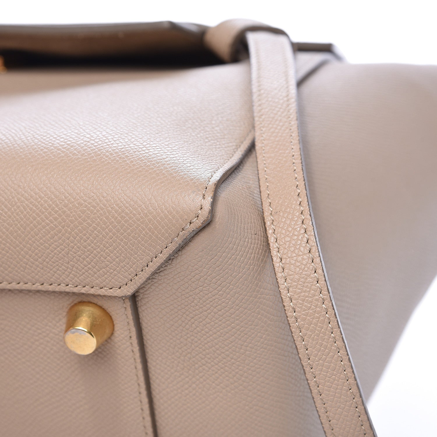 Celine Grained Calfskin Mini Belt Bag Light Taupe 10 of 14