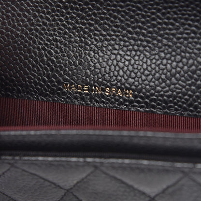 Chanel Caviar Quilted Flap Card Holder Black 7 of 9