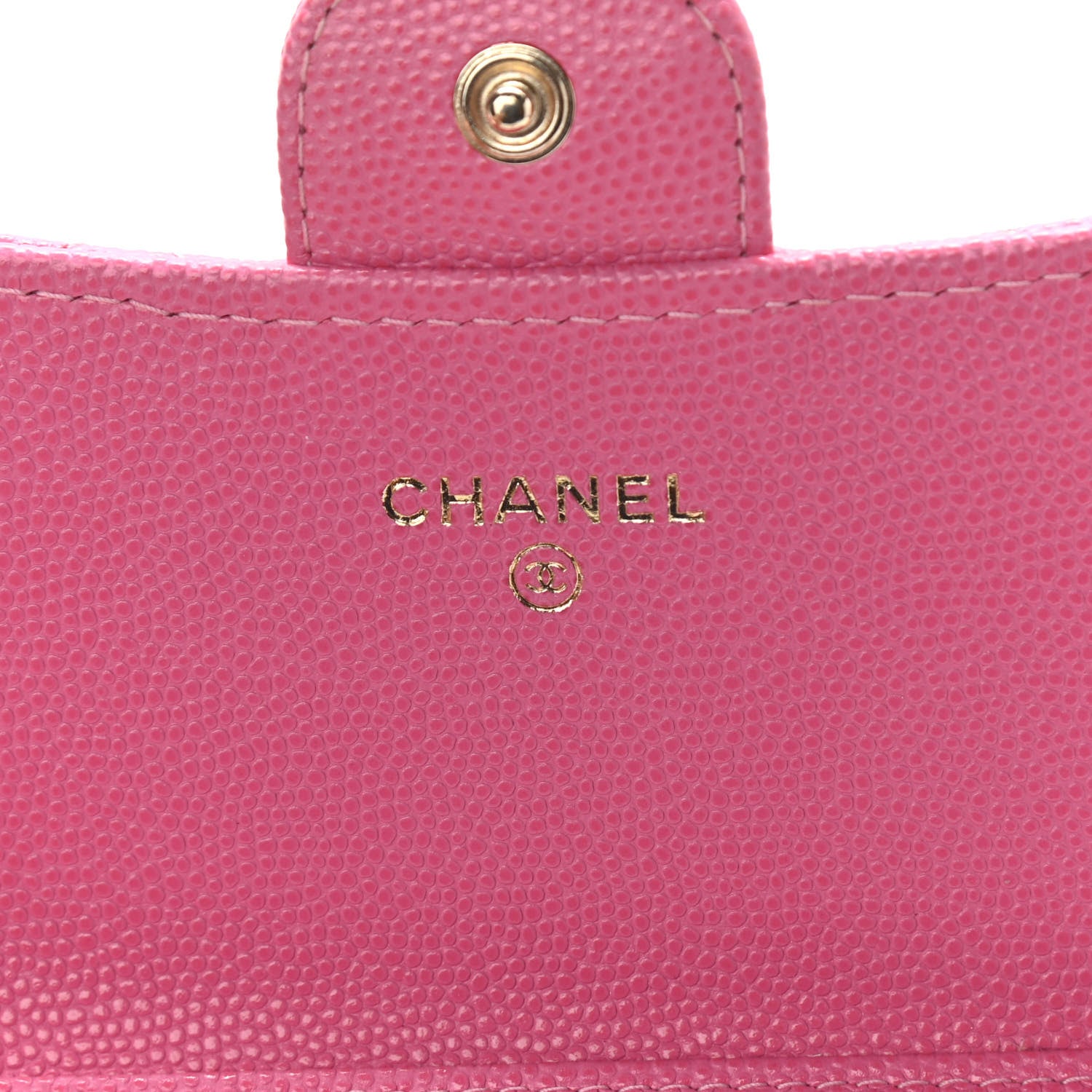 Chanel Caviar Quilted Flap Mini Wallet On Chain WOC Pink 5 of 11
