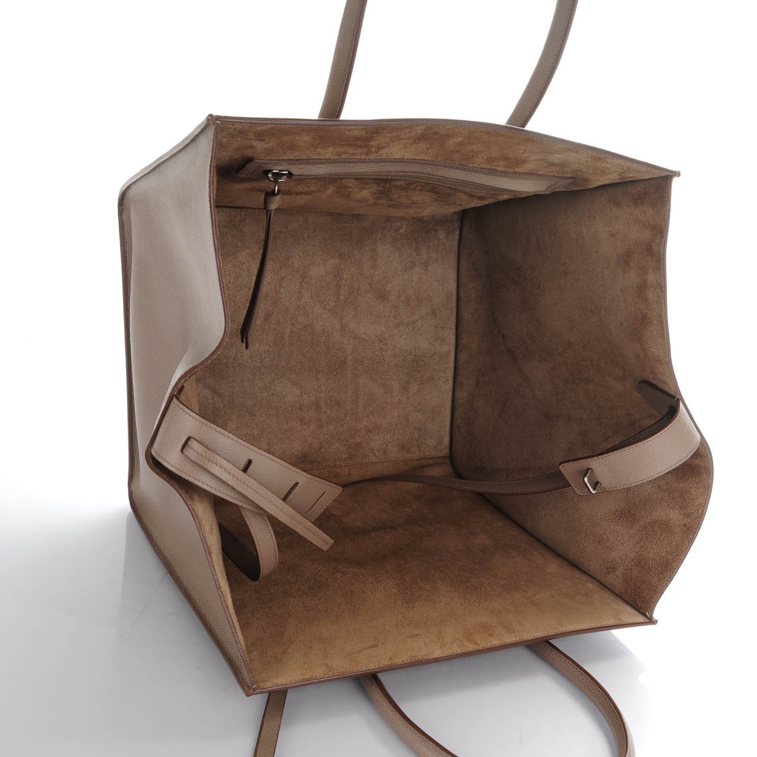 Celine Grained Calfskin Medium Phantom Luggage Taupe 5 of 8
