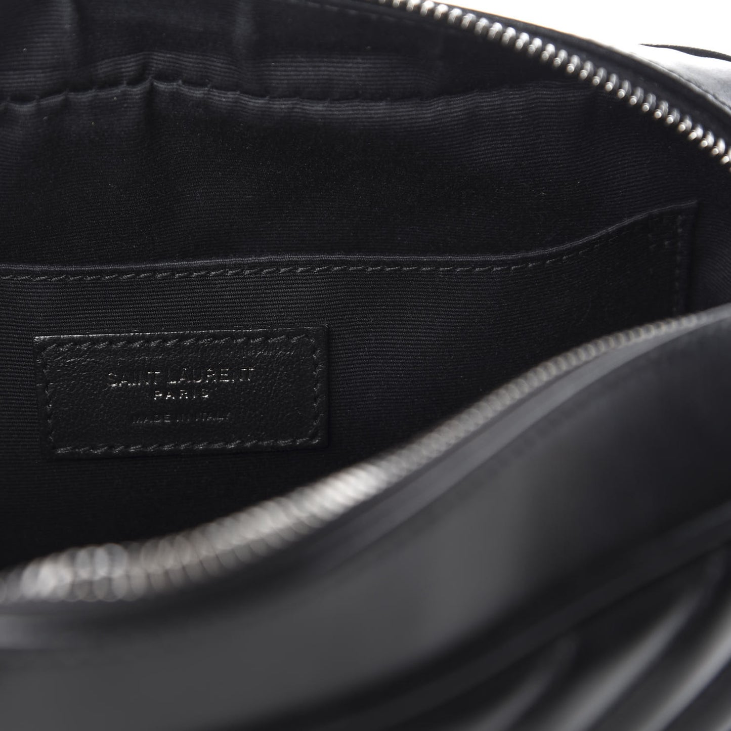 Calfskin Matelasse Monogram Lou Camera Bag Black