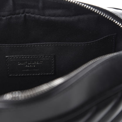 Saint Laurent Calfskin Matelasse Monogram Lou Camera Bag Black 8 of 10