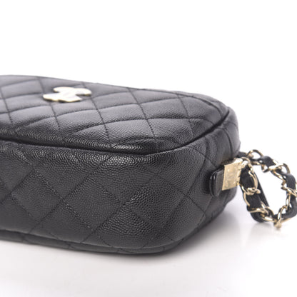 Chanel Caviar Quilted Camera Case Black 9 of 10