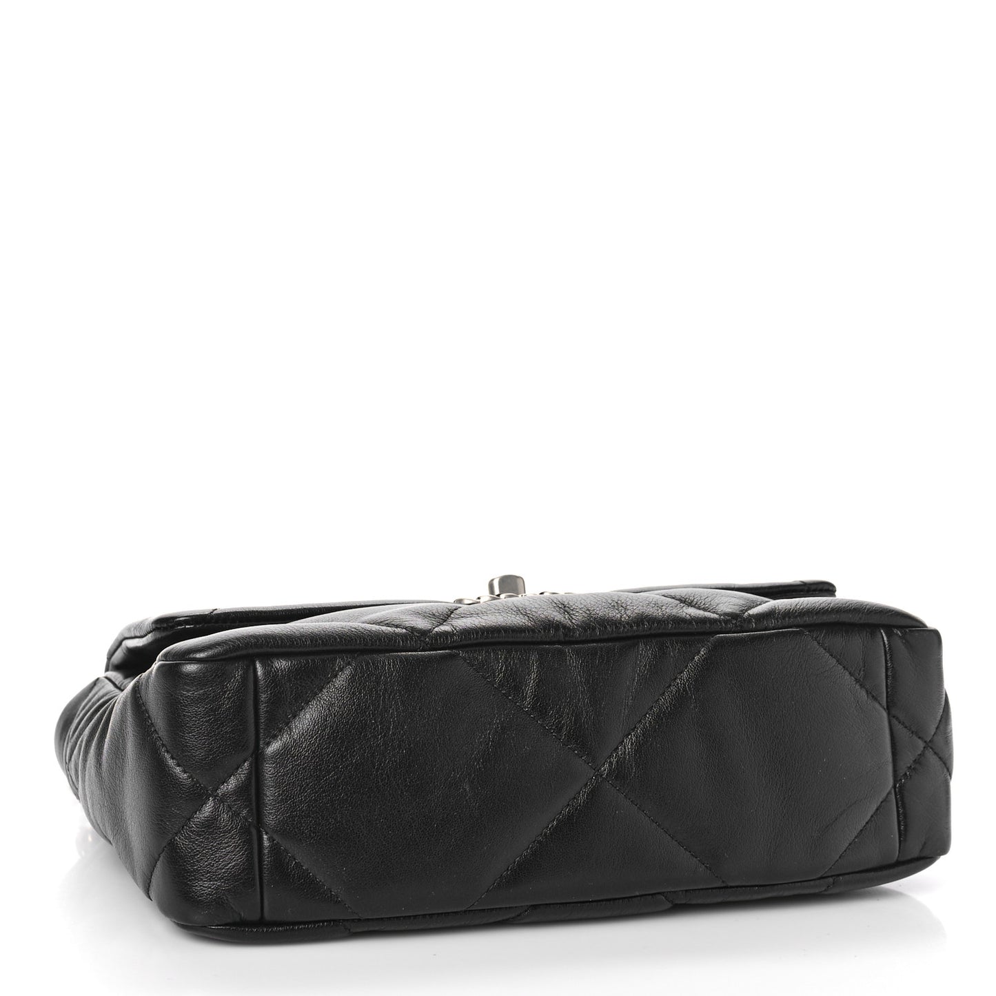 Lambskin Quilted Medium Chanel 19 Flap Black