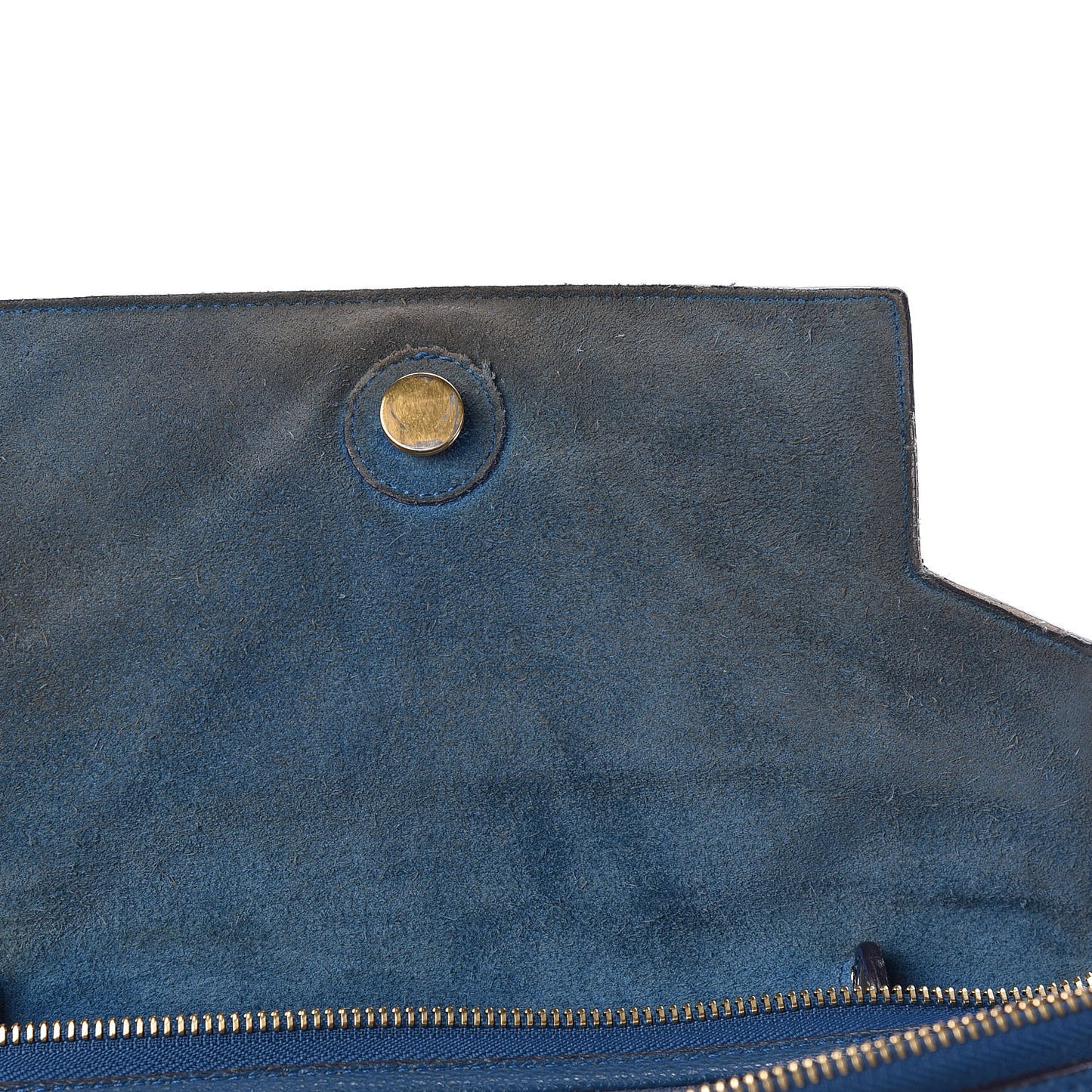 Goatskin Smooth Calfskin Mini Belt Bag Sea