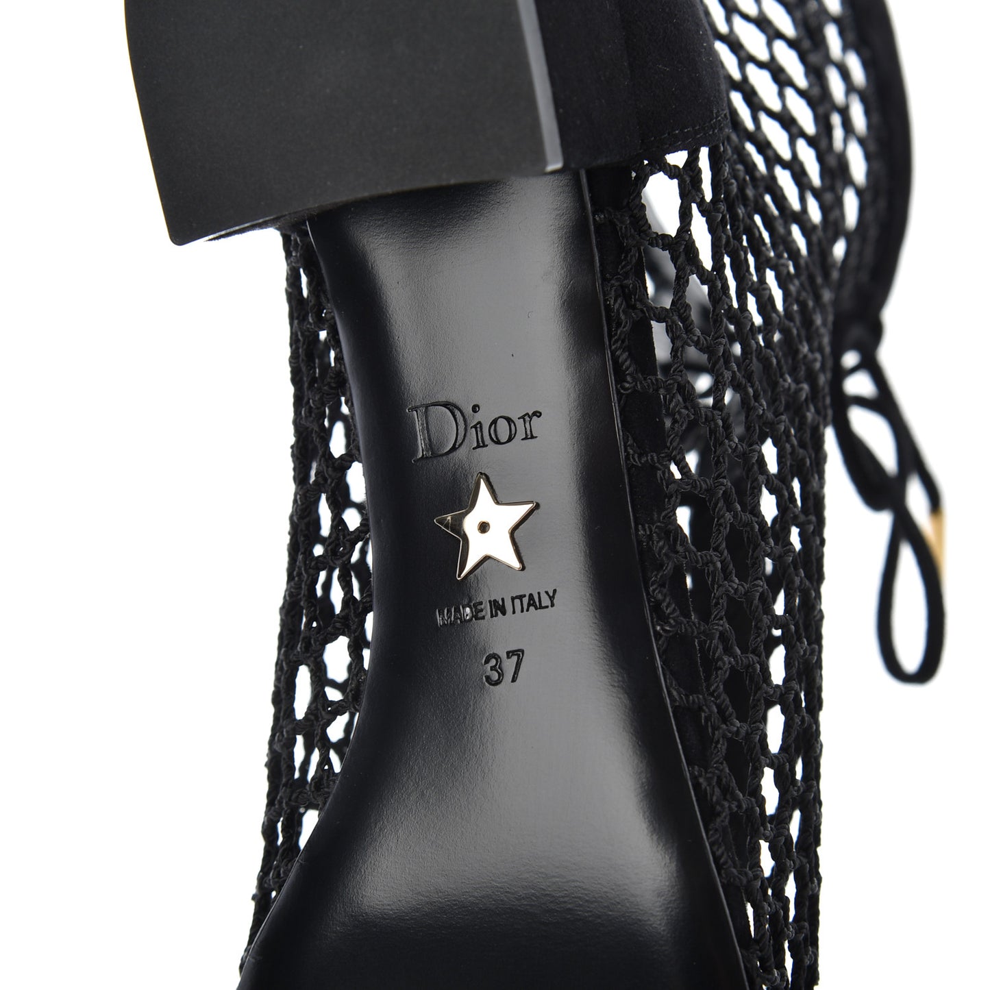 Suede Resille Naughtily-D 30mm Ankle Boots 37 Black