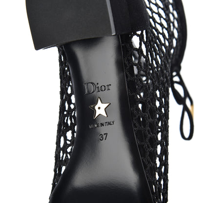 Christian Dior Suede Resille Naughtily-D 30mm Ankle Boots 37 Black 7 of 15