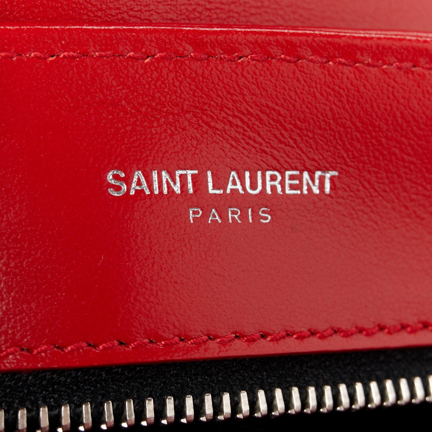 Saint Laurent Calfskin Y Quilted Monogram Toy Loulou Crossbody Bag Rouge Eros 6 of 12
