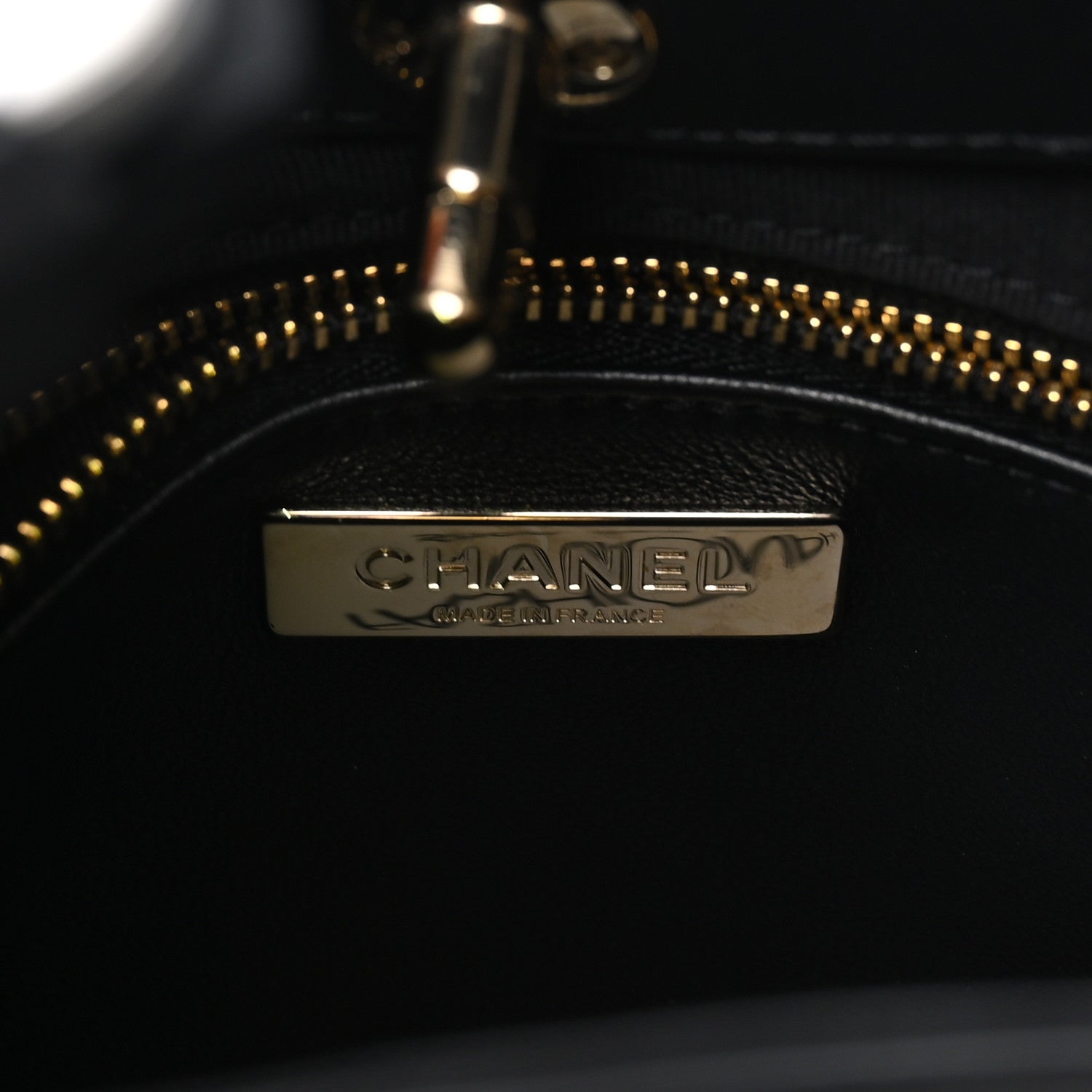 Chanel Patent Calfskin Quilted Mini 31 Shopping Bag Green Black 6 of 10