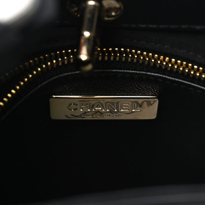 Chanel Patent Calfskin Quilted Mini 31 Shopping Bag Green Black 6 of 10