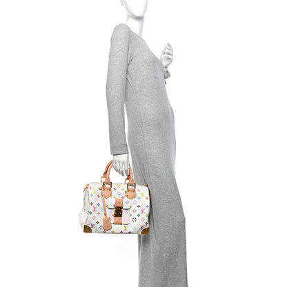 Louis Vuitton Monogram Multicolor Speedy 30 White 2 of 14