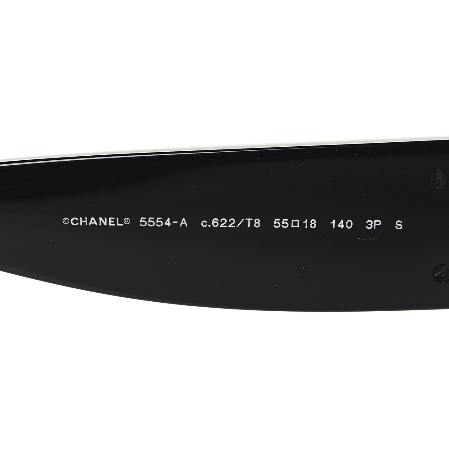 Acetate Rectangle Sunglasses 5554-A Black
