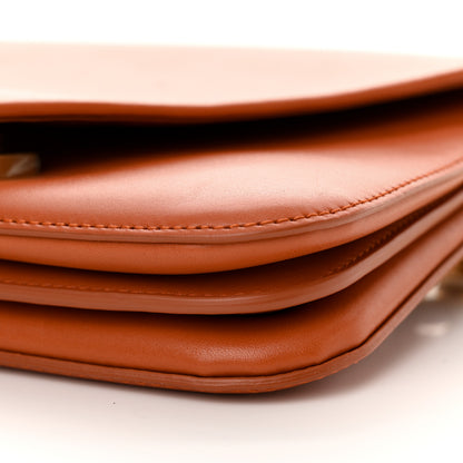 Bottega Veneta Calfskin Mount Envelope Bag Maple 10 of 13