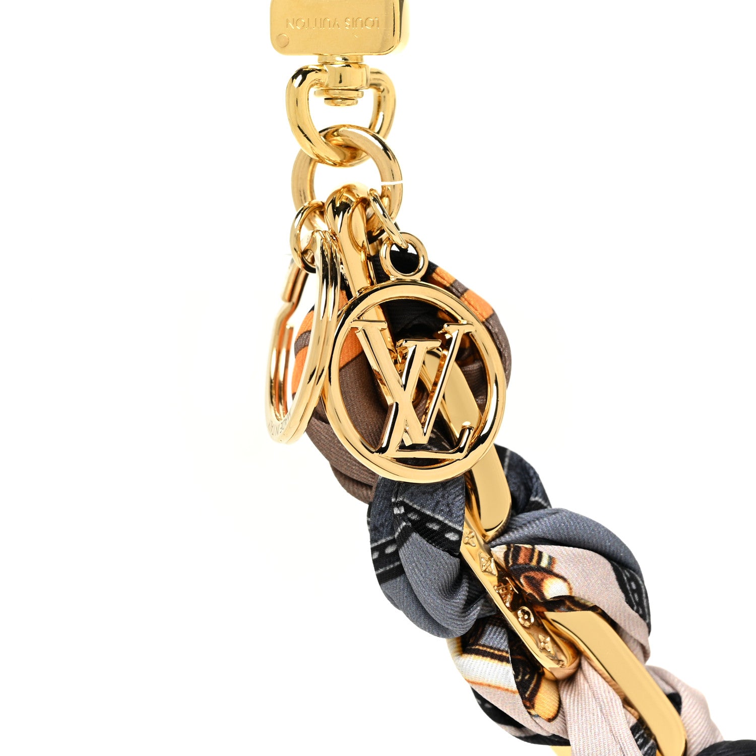 Louis Vuitton Silk Braided Bag Charm Multicolor 4 of 5