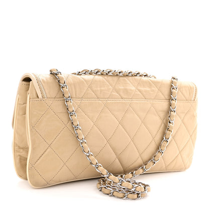 Chanel Lambskin East West Mademoiselle Flap Beige 3 of 10