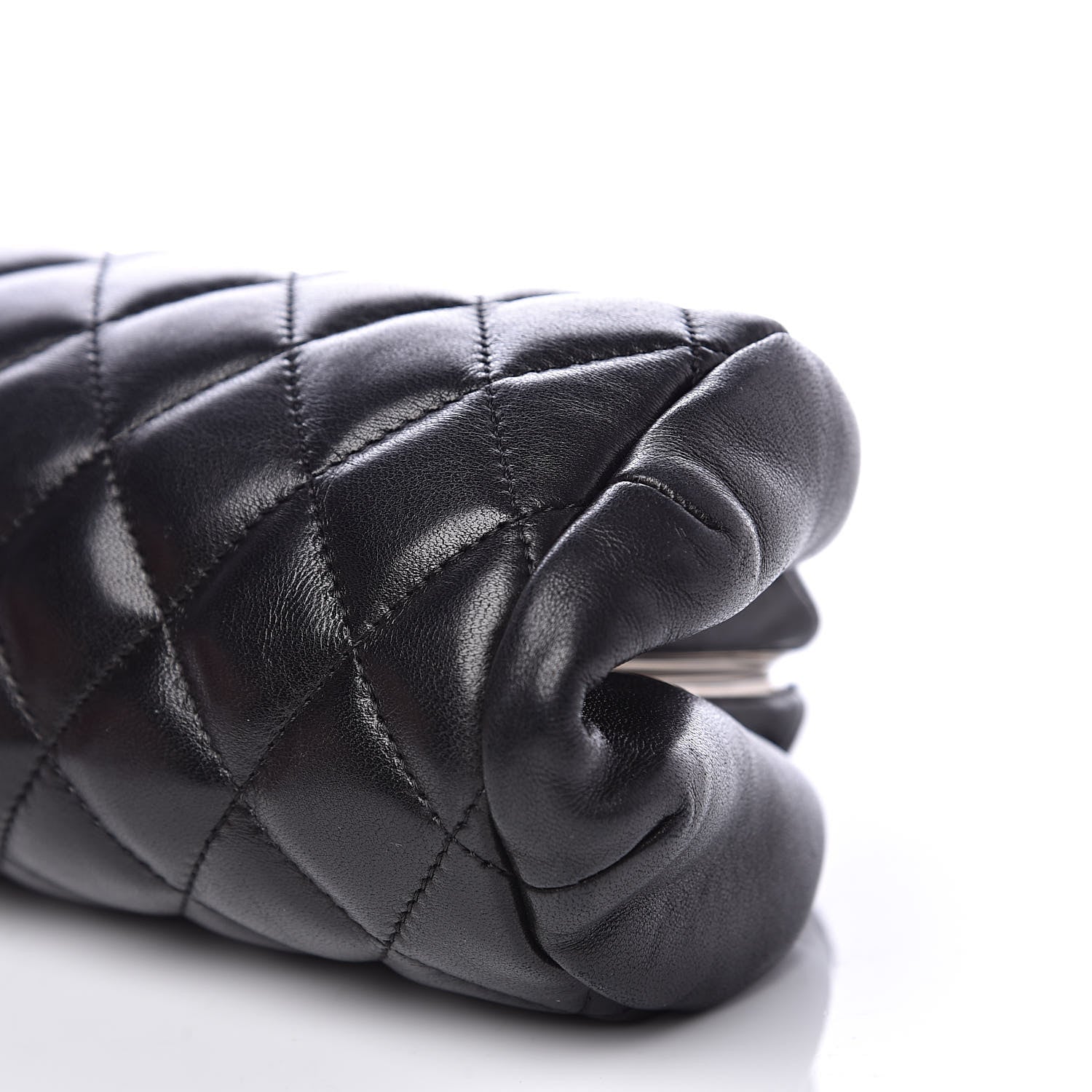 Chanel Lambskin Quilted Timeless Clutch Black 10 of 11