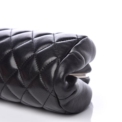 Chanel Lambskin Quilted Timeless Clutch Black 10 of 11