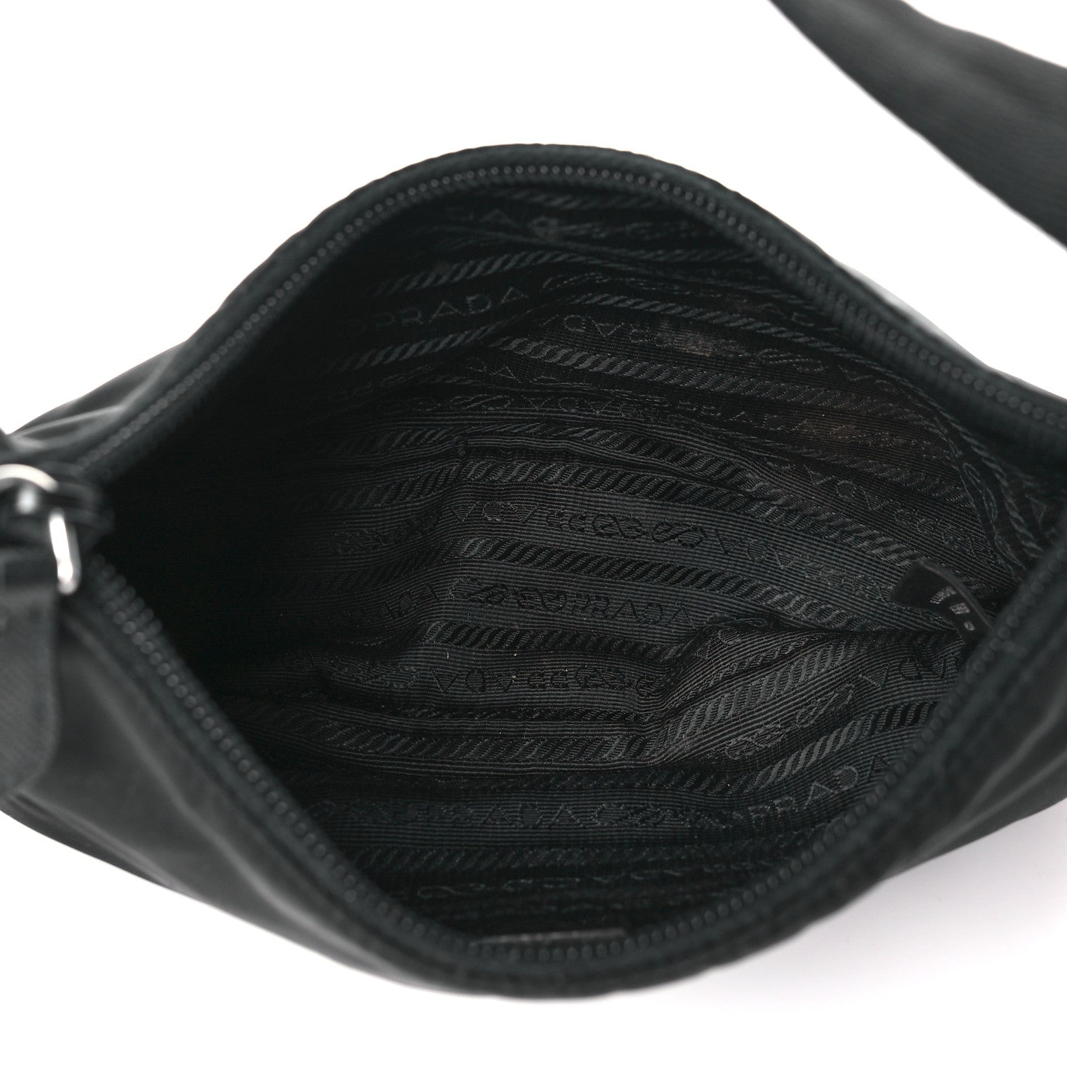 Prada Tessuto Nylon Mini Re-Edition 2000 Bag Black 5 of 13
