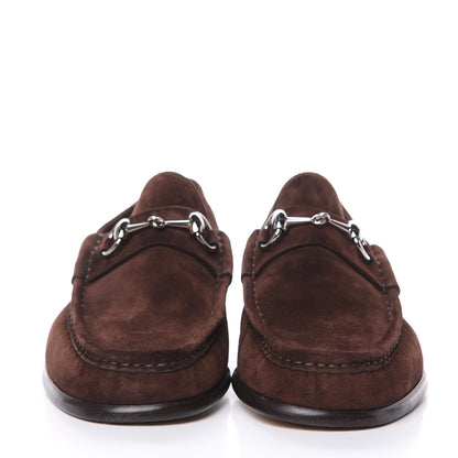 Gucci Suede Mens 1953 Horsebit Loafers 7.5 Brown 2 of 11