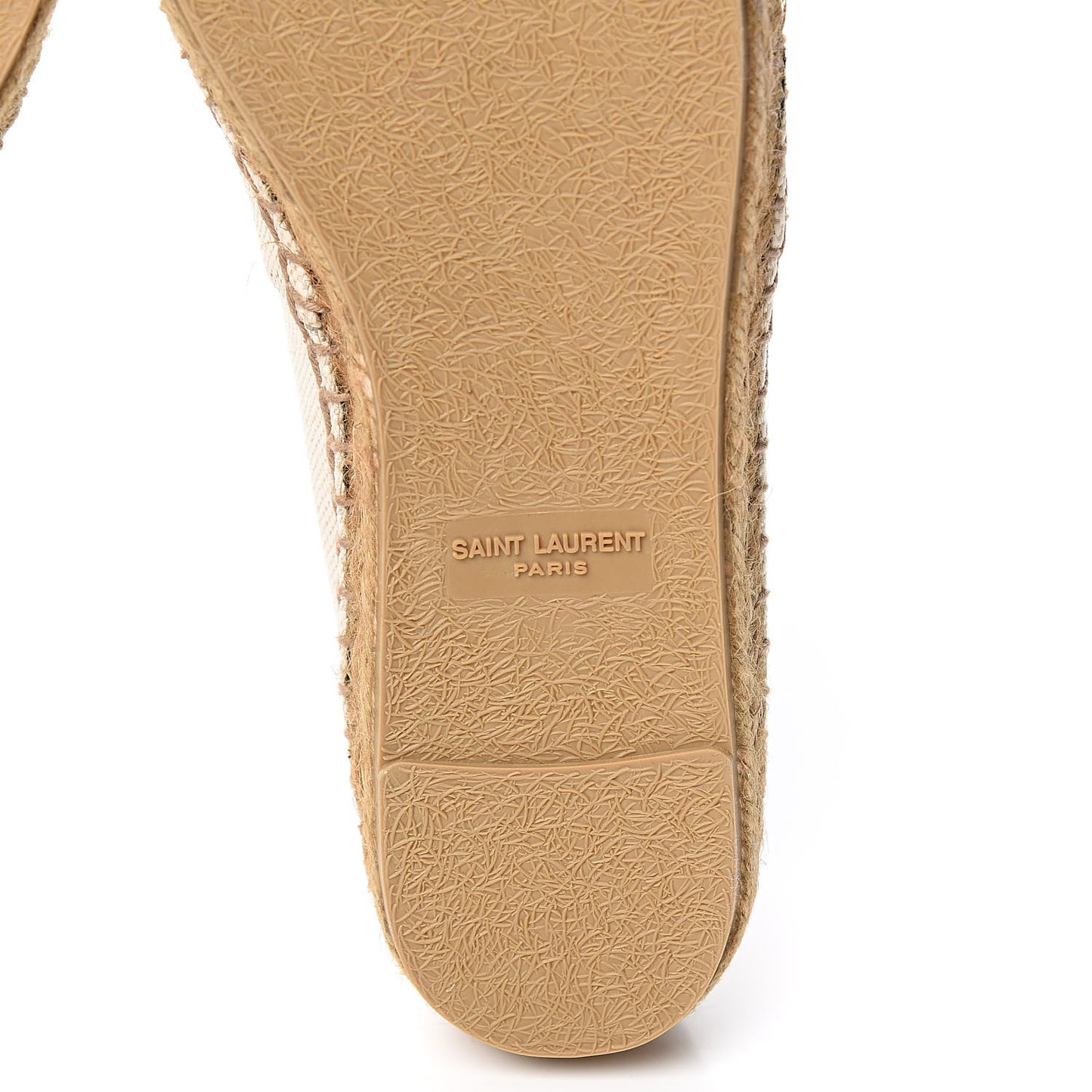 Canvas Nappa Elba Light Logo Embroidered Espadrilles 36.5 Panna