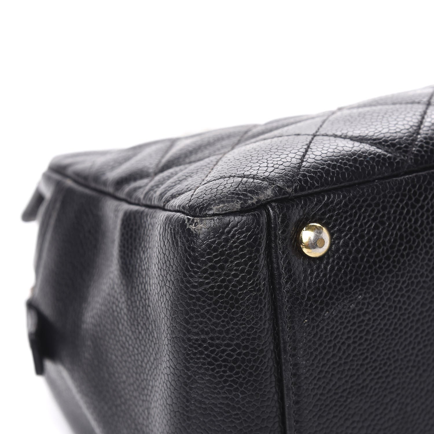 Chanel Caviar Quilted Petit Timeless Tote PTT Black 8 of 12