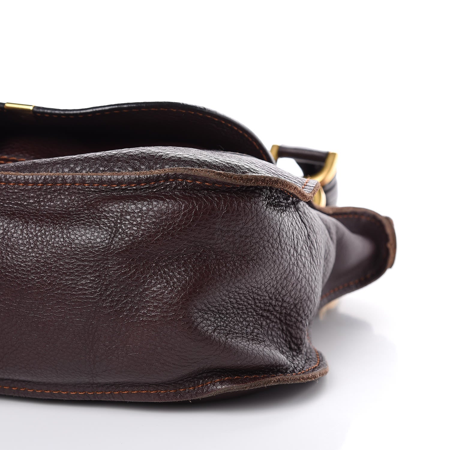 Chloe Calfskin Medium Marcie Satchel Wine Purple 9 of 11
