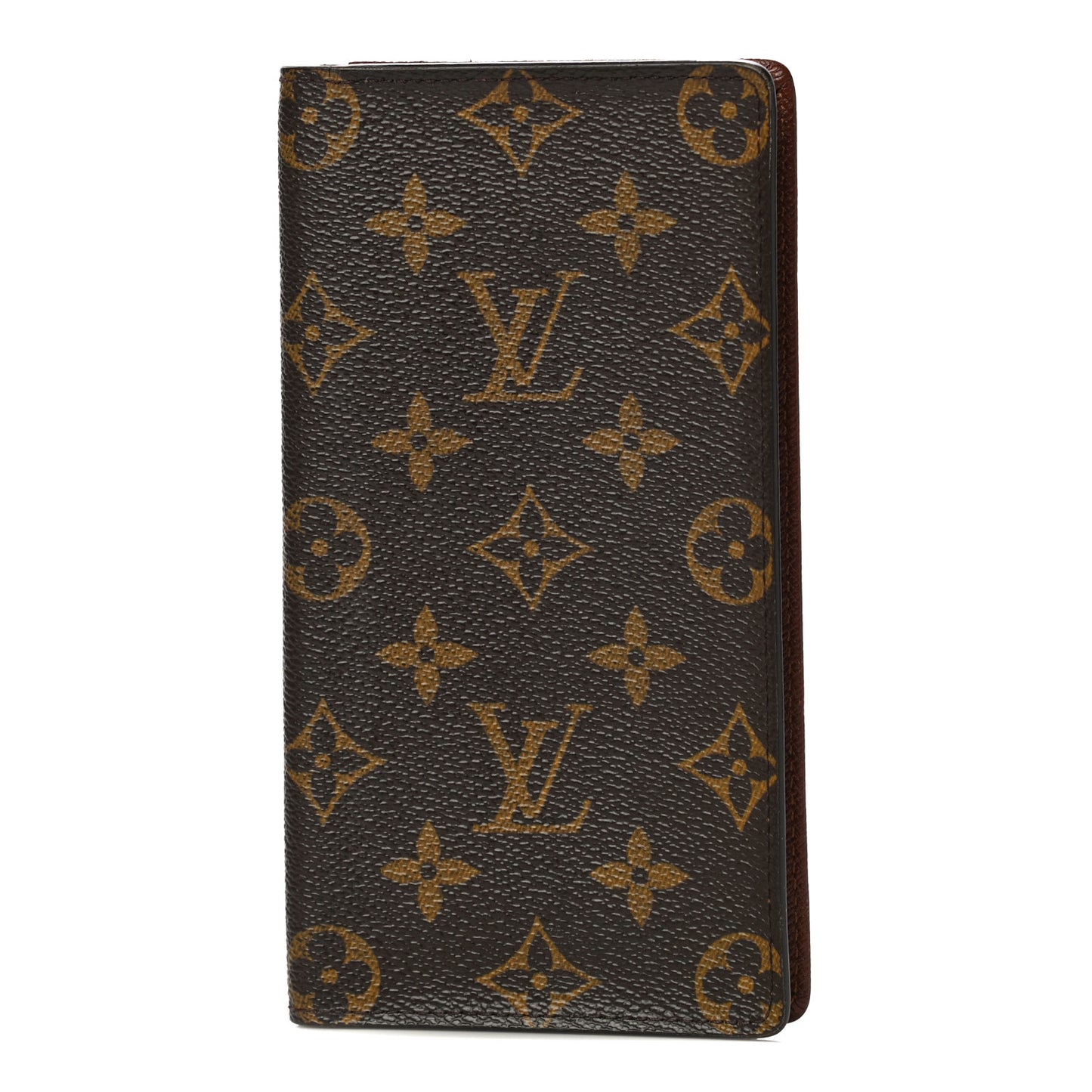 Monogram Checkbook Holder Case Wallet