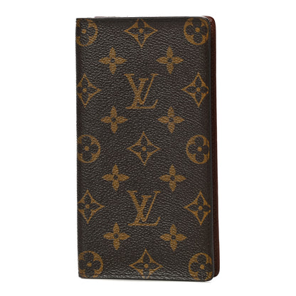 Louis Vuitton Monogram Checkbook Holder Case Wallet 1 of 12