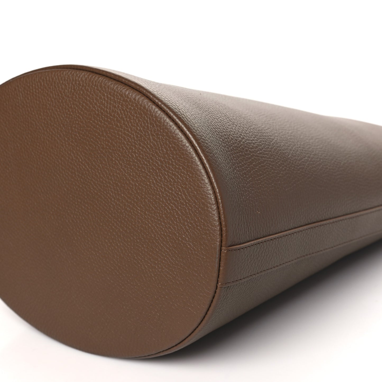 Calfskin Medium Bucket Bag Earth