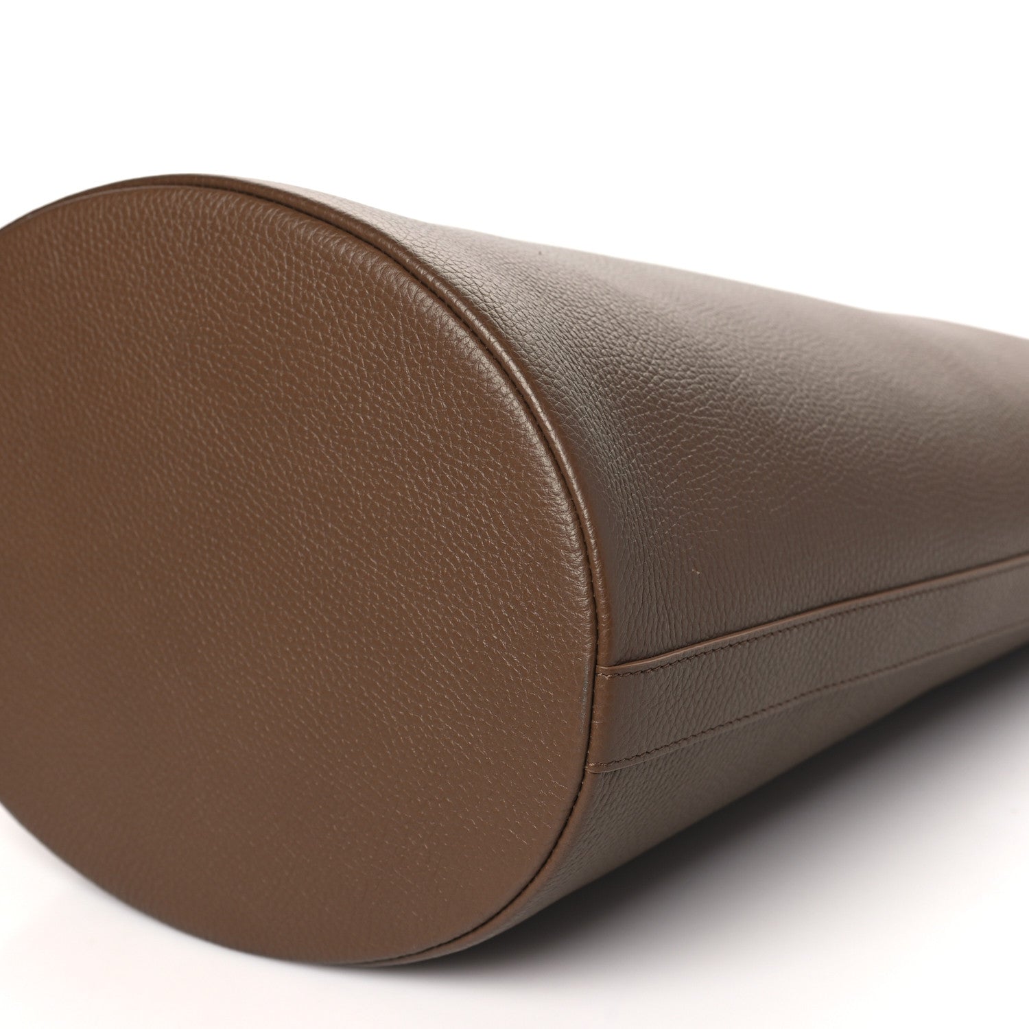 Burberry Calfskin Medium Bucket Bag Earth 9 of 9