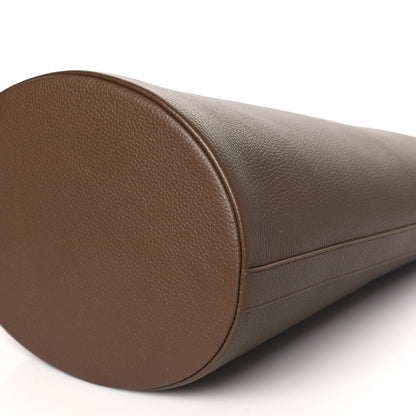 Burberry Calfskin Medium Bucket Bag Earth 9 of 9