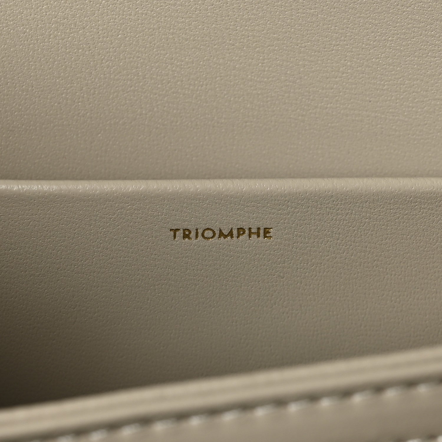 Celine Shiny Calfskin Medium Triomphe Nude 9 of 13
