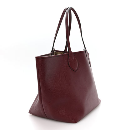 Gucci Grained Calfskin Monogram Large Totissima Reversible Tote Rosso Ancora 6 of 18