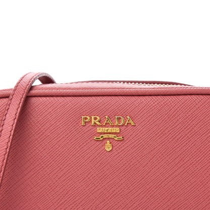 Prada Saffiano Lux Mini Camera Crossbody Bag Bruyere 14 of 15
