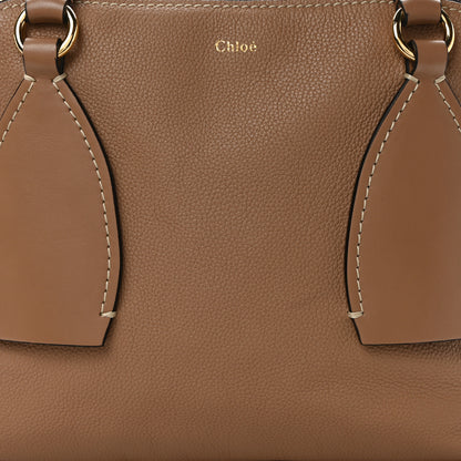 Chloe Calfskin Medium Daria Cement Brown 8 of 12