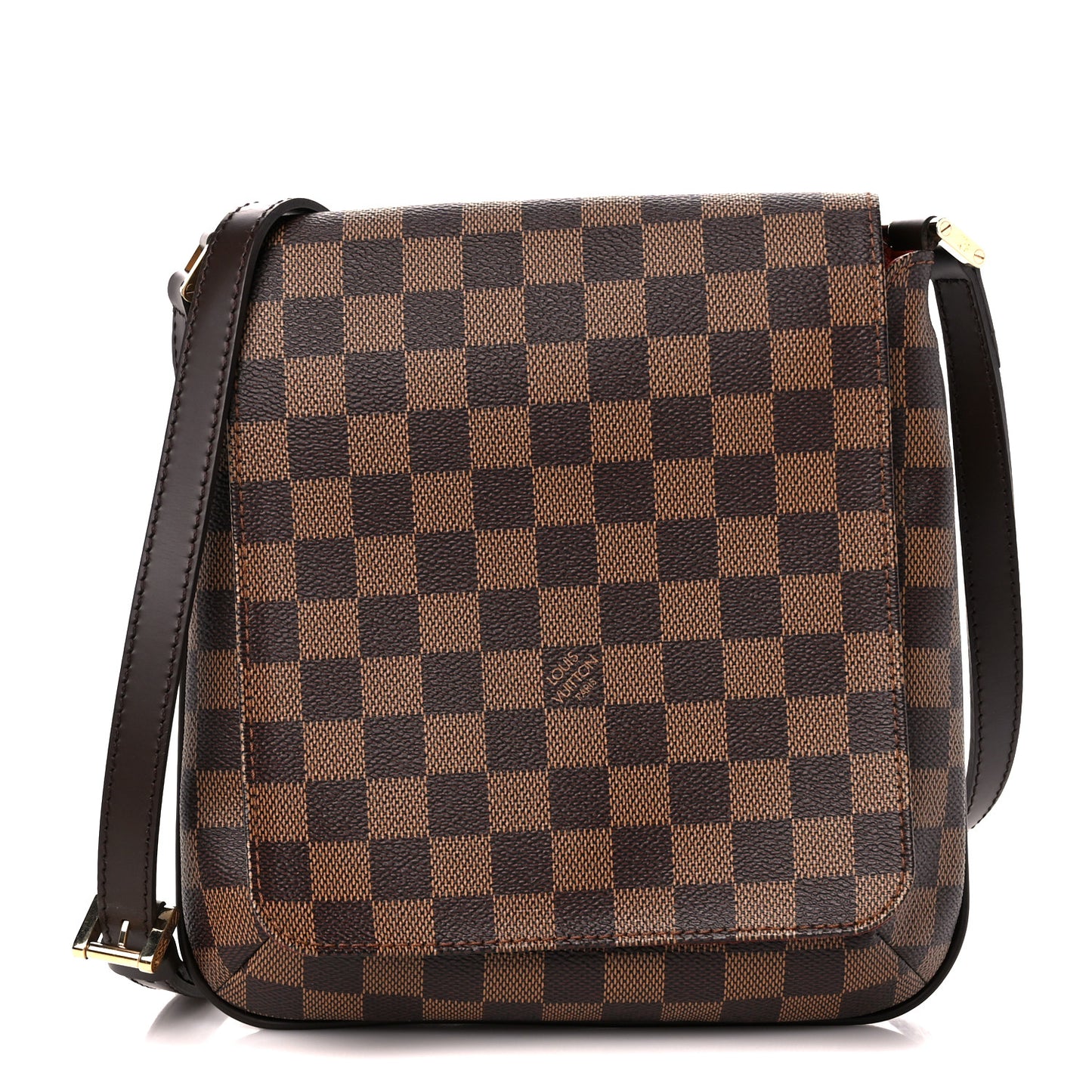 Damier Ebene Musette Salsa Long Strap