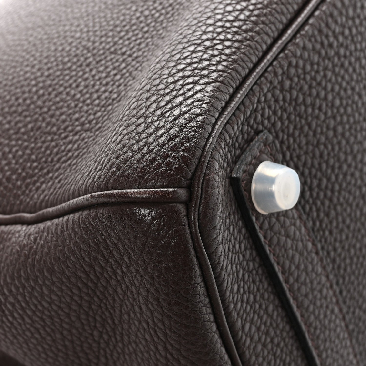Hermes Togo HAC Birkin 32 Chocolate 11 of 12