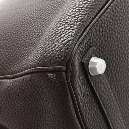 Hermes Togo HAC Birkin 32 Chocolate 11 of 12