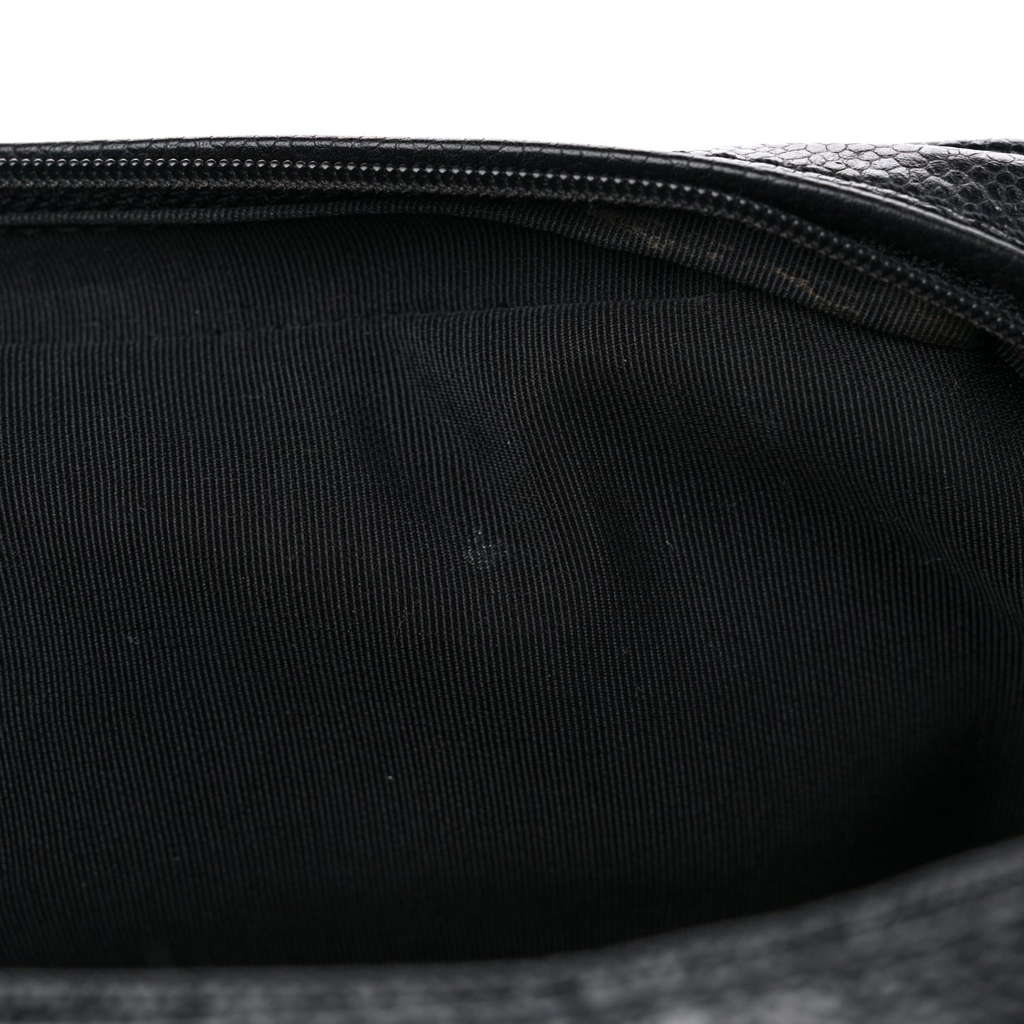 Caviar Quilted Small Bowler Black