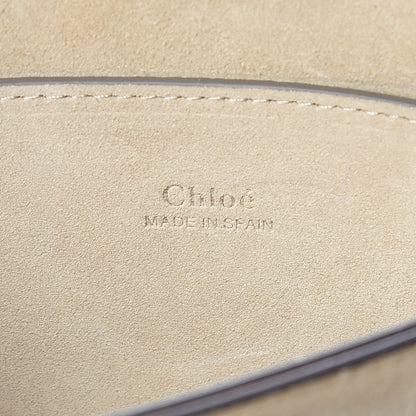 Chloe Suede Calfskin Small Faye Shoulder Bag Tobacco 6 of 9