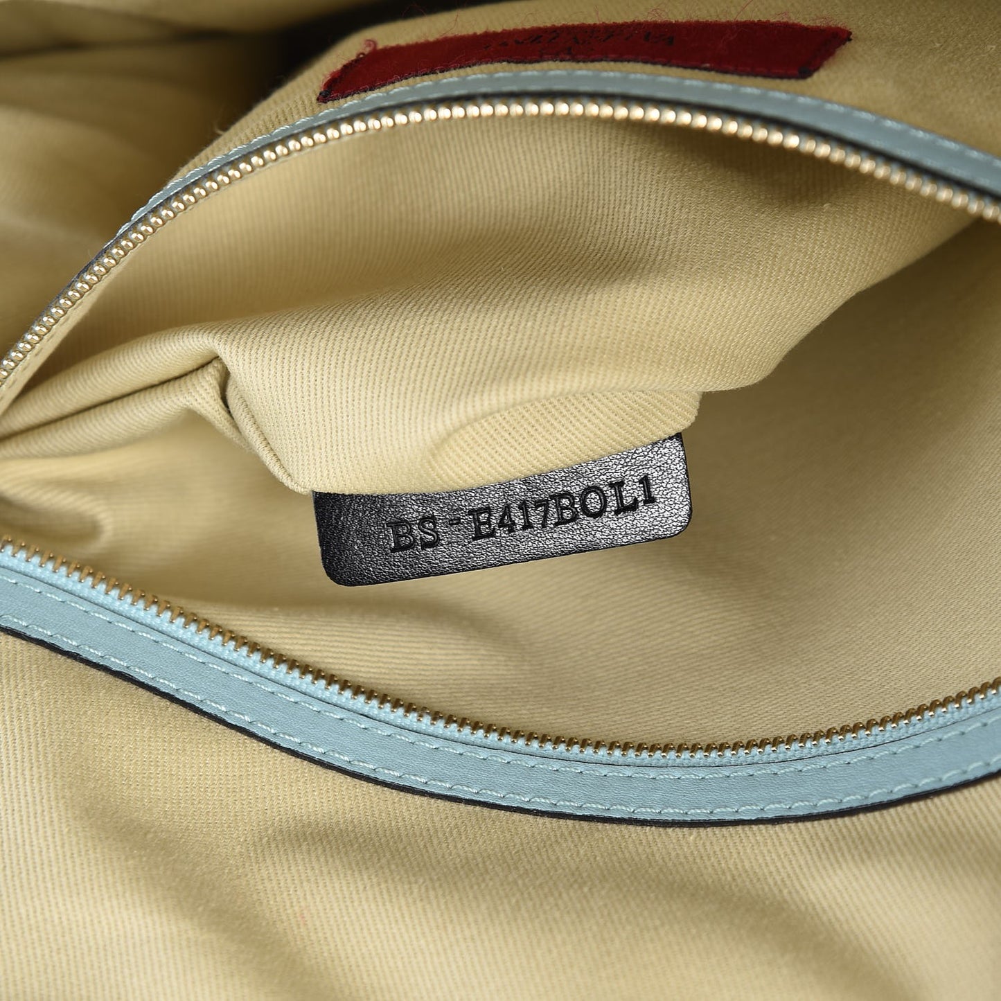 Vitello Rockstud Dome Shopper Baby Blue