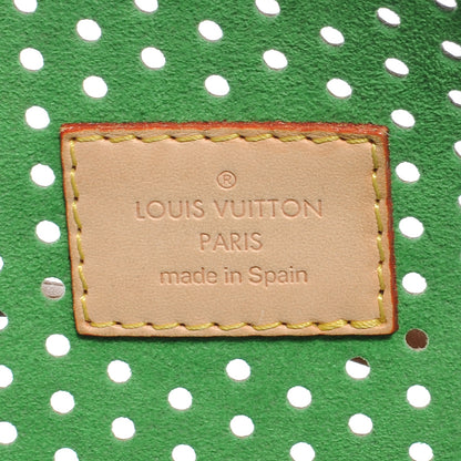 Louis Vuitton Monogram Perforated Pochette Accessories Bag Green 7 of 8