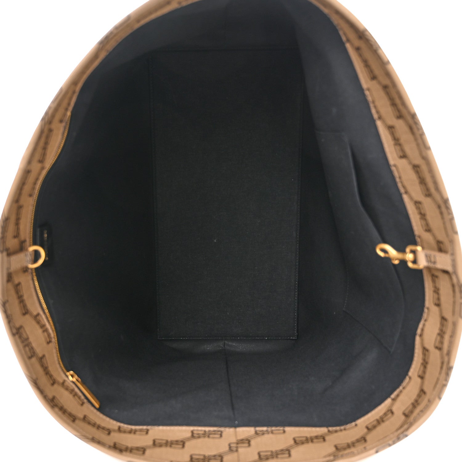Balenciaga Coated Canvas BB Monogram Large Signature East West Shopper Bag Beige Brown 5 of 13