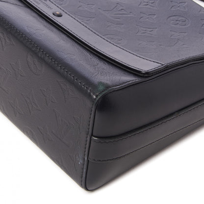 Louis Vuitton Calfskin Monogram Shadow Sprinter Messenger Black 5 of 9