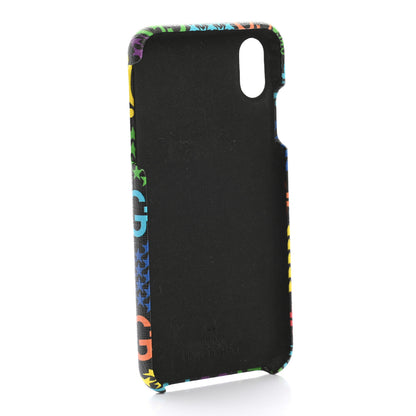 Gucci GG Supreme Monogram Psychedelic iPhone XS Max Case 3 of 6