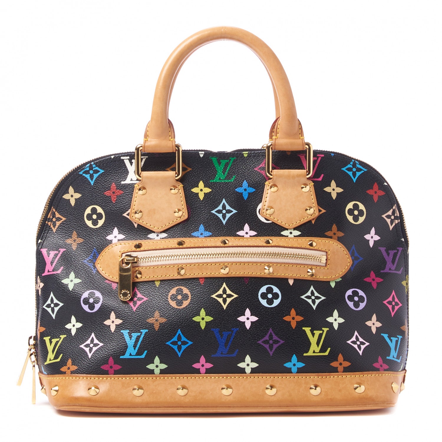 Louis Vuitton Monogram Multicolor Alma Black 1 of 8