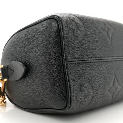 Louis Vuitton Empreinte Monogram Giant Speedy Bandouliere 20 Black 8 of 12