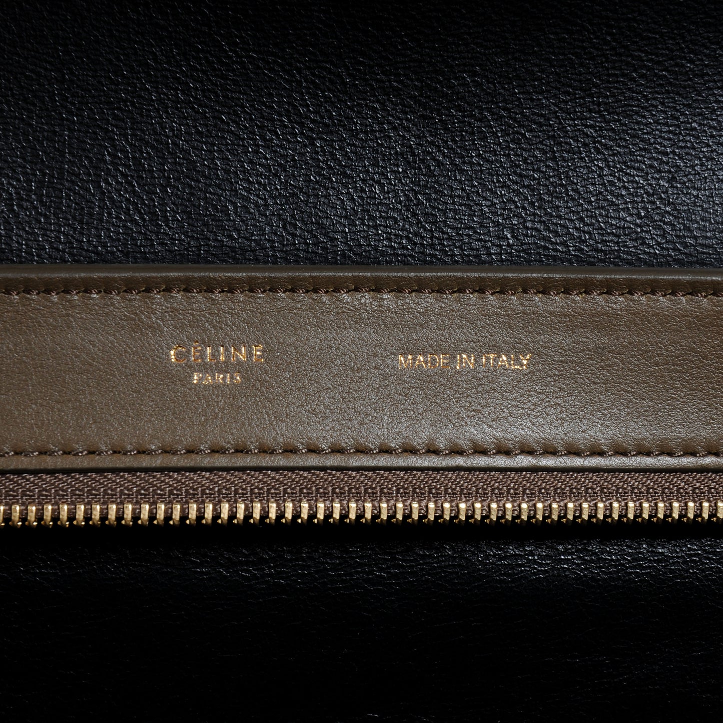Calfskin and Suede Small Trapeze Beige
