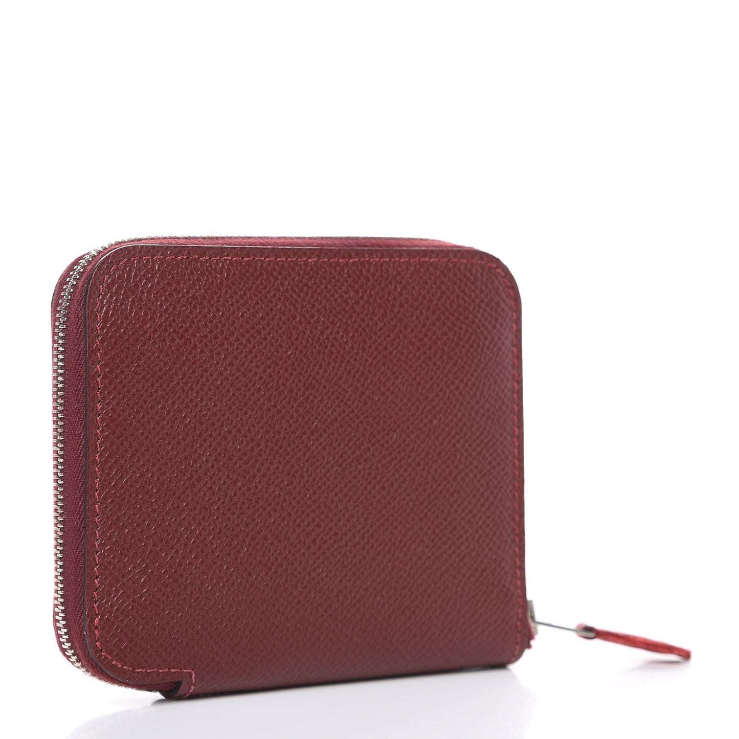 Epsom Silk'in Compact Wallet Rouge H