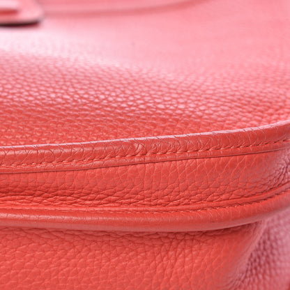 Hermes Taurillon Clemence Evelyne III PM Rouge Pivoine 23 of 25